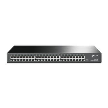 TP-Link TL-SG1048 Unmanaged Gigabit Ethernet (10/100/1000) 1U Zwart (TL-SG1048(UN)) thumbnail