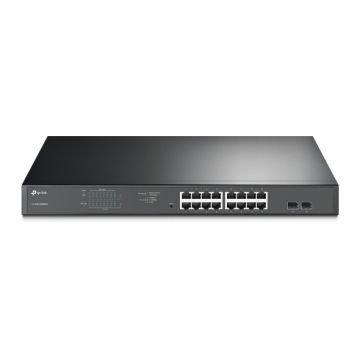 TP-Link TL-SG1218MPE Managed L2 Gigabit Ethernet (10/100/1000) Power over Ethernet (PoE) 1U Zwart (TL-SG1218MPE(UN)) thumbnail