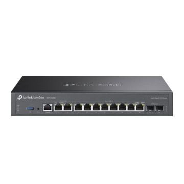TP-Link Omada ER7412-M2 bedrade router 2.5 Gigabit Ethernet, Gigabit Ethernet Zwart (ER7412-M2(UN)) thumbnail