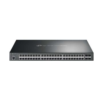 TP-Link Omada SG3452P netwerk-switch Managed L2/L3 Gigabit Ethernet (10/100/1000) Power over Ethernet (PoE) 1U Zwart (SG3452P(UN)) thumbnail
