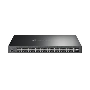 TP-Link Omada SG3452XP netwerk-switch Managed L2+ Gigabit Ethernet (10/100/1000) Power over Ethernet (PoE) 1U Zwart (SG3452XP(UN)) thumbnail