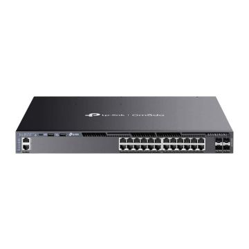 TP-Link Omada SG6428XHP netwerk-switch Managed L3 Gigabit Ethernet (10/100/1000) Power over Ethernet (PoE) 1U Zwart (SG6428XHP(UN)) thumbnail