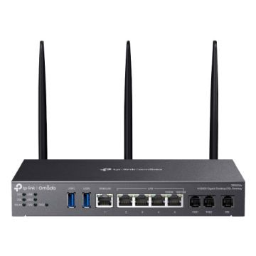 TP-Link Omada AX3000 draadloze router Gigabit Ethernet Dual-band (2.4 GHz / 5 GHz) Zwart (DR3650V(EU)) thumbnail