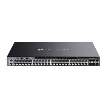 TP-Link Omada SG6654XHP netwerk-switch Managed L3 Gigabit Ethernet (10/100/1000) Power over Ethernet (PoE) 1U Zwart (SG6654XHP(UN)) thumbnail