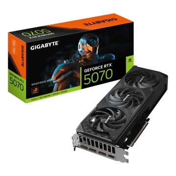 GIGABYTE GeForce RTX 5070 WINDFORCE SFF 12G NVIDIA 12 GB GDDR7 (GV-N5070WF3-12GD) thumbnail
