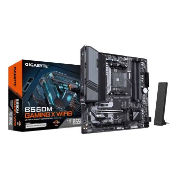 GIGABYTE B550M GAMING X WIFI6 moederbord AMD B550 Socket AM4 micro ATX (B550M GAMING X WIFI6) thumbnail