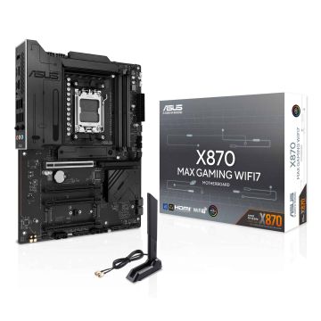ASUS X870 MAX GAMING WIFI7 AMD X870 Socket AM5 ATX (90MB1LY0-M0EAY0) thumbnail
