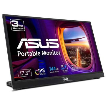 ASUS ZenScreen MB17AHG computer monitor 43,9 cm (17.3") 1920 x 1080 Pixels Full HD LCD Zwart (MB17AHG) thumbnail