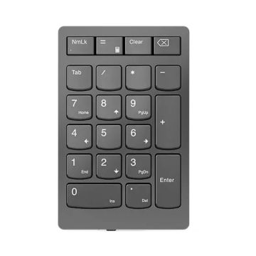 Lenovo 4Y41C33791 numeriek toetsenbord Universeel RF Draadloos Grijs (4Y41C33791) thumbnail