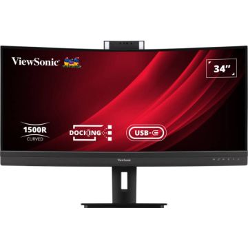 Viewsonic VG3457CV computer monitor 86,4 cm (34") 3440 x 1440 Pixels UltraWide Quad HD LED Zwart (VG3457CV) thumbnail