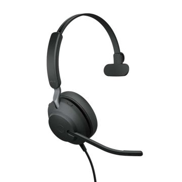 Jabra Evolve2 40 SE Headset Bedraad Hoofdband Kantoor/callcenter USB Type-C / USB Type-A Zwart (24189-889-799) thumbnail