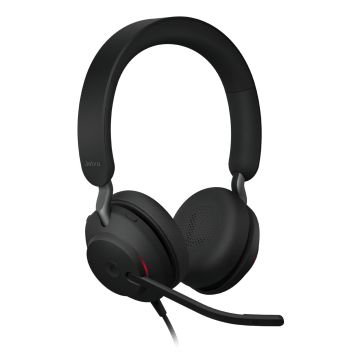 Jabra Evolve2 40 SE Headset Bedraad Hoofdband Kantoor/callcenter USB Type-C / USB Type-A Zwart (24189-989-799) thumbnail