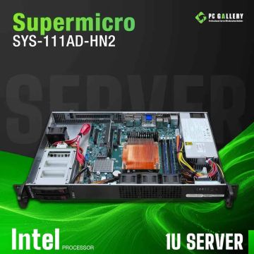 Super Micro Supermicro Alder Lake-S Compact 1U, CSE-510FT-203B + X13AZ-F (SYS-111AD-HN2) thumbnail