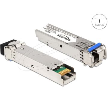 DELOCK SFP Modul 1000Base-BX SM TX 1310/RX 1490 nm DDM (86231) thumbnail