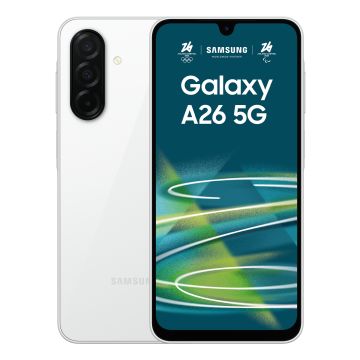 Samsung Galaxy A26 17 cm (6.7") Hybride Dual SIM Android 15 5G USB Type-C 8 GB 256 GB 5000 mAh Wit (SM-A266BZWCEUE) thumbnail