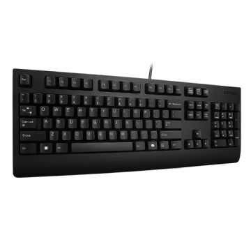 Lenovo Preferred Pro II toetsenbord Thuis/Werk USB Belgisch, Engels Zwart (4Y41R64590) thumbnail