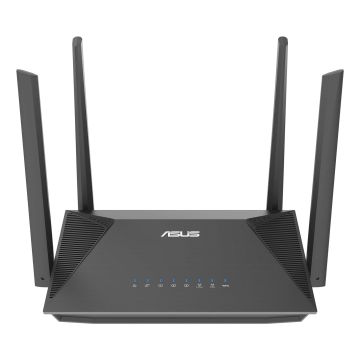 ASUS RT-AX52 Pro AX3000 draadloze router Gigabit Ethernet Dual-band (2.4 GHz / 5 GHz) Zwart (90IG08T0-MO3H10) thumbnail