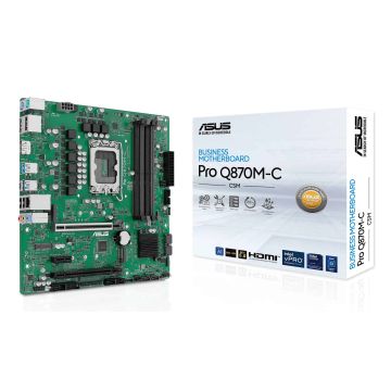 ASUS PRO Q870M-C-CSM Intel Q870 LGA 1851 (Socket V1) micro ATX (90MB1KEP-M0EAYC) thumbnail