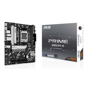 ASUS PRIME B850M-K AMD B850 Socket AM5 micro ATX (90MB1LV0-M0EAY0) thumbnail