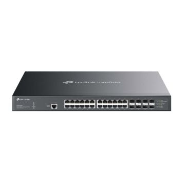 TP-Link Omada SX3832MPP netwerk-switch Managed L2+ 10G Ethernet (100/1000/10000) Power over Ethernet (PoE) DIN rail Zwart (SX3832MPP(UN)) thumbnail