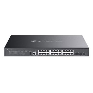 TP-Link SG5428XMPP netwerk-switch Managed L3 Gigabit Ethernet (10/100/1000) Power over Ethernet (PoE) Zwart (SG5428XMPP(UN)) thumbnail