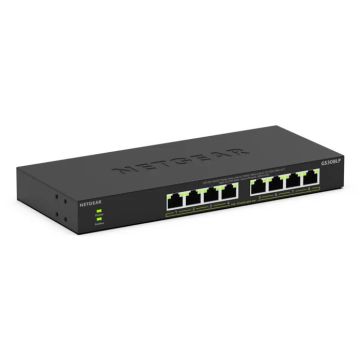 NETGEAR GS308LP Unmanaged Gigabit Ethernet (10/100/1000) Power over Ethernet (PoE) Desktop Zwart (GS308LP-100EUS) thumbnail