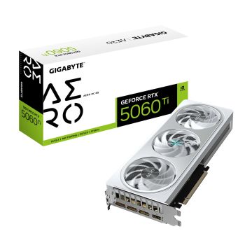 GIGABYTE GeForce RTX 5060 Ti AERO OC 8G NVIDIA 8 GB GDDR7 (GV-N506TAERO OC-8GD) thumbnail