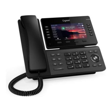 GIGASET P850W IP PRO IP Tischtelefon 12.7 cm 5 Zoll TFT-Farbdisplay 2x USB WLAN Anschluss fr P800 KEY PRO Expanson Module PoE (S30853-H4104-R101) thumbnail