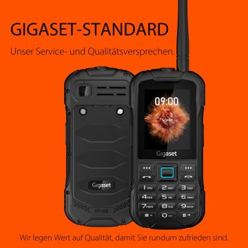 Gigaset GLX 8 ACTIVE outdoor mobile phone, black (S30853-H1223-R101) thumbnail