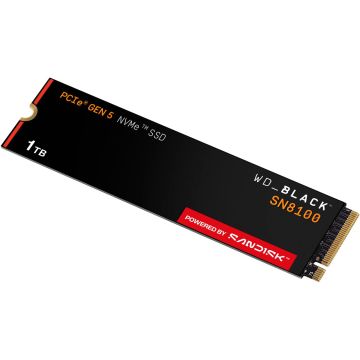 Sandisk WD Black 1TB SN8100 PCIe 5.0x4 NVMe M.2 (WDS100T1X0M-00CMT0) thumbnail