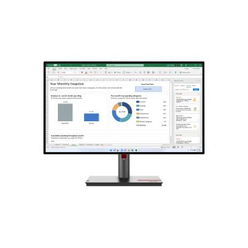 Lenovo ThinkVision P27h-30 computer monitor 68,6 cm (27") 2560 x 1440 Pixels Quad HD LCD Zwart (63A1GAT1EU) thumbnail