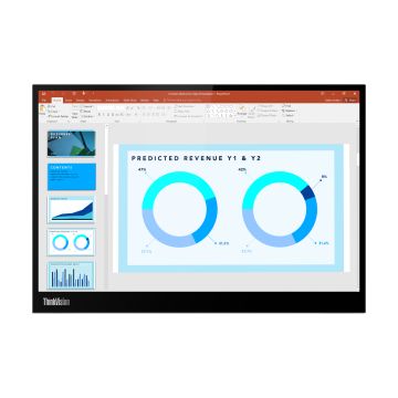Lenovo ThinkVision M14d Monitor (63AAUAT6WL) thumbnail