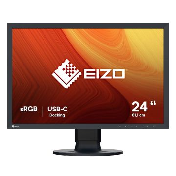 EIZO ColorEdge CS2400R computer monitor 61,2 cm (24.1") 1920 x 1200 Pixels WUXGA LCD Zwart (CS2400R-EU) thumbnail