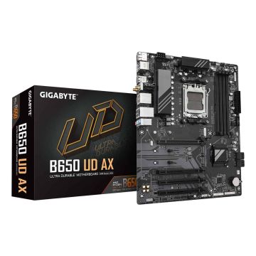 GIGABYTE B650 UD AX moederbord AMD B650 Socket AM5 ATX (B650 UD AX-Y1) thumbnail
