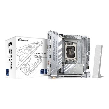 GIGABYTE B860I AORUS PRO ICE moederbord Intel B860 LGA 1851 (Socket V1) mini ITX (B860I AORUS PRO I) thumbnail
