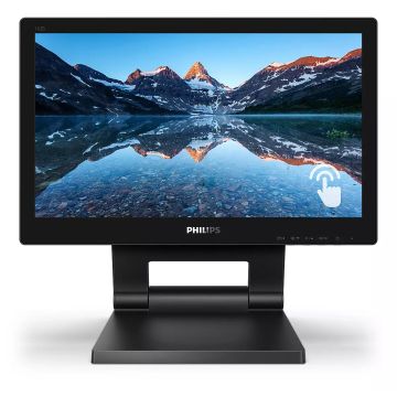 Philips 162B9T/00 computer monitor 39,6 cm (15.6") 1366 x 768 Pixels HD LCD Touchscreen Zwart (162B9T/00) thumbnail