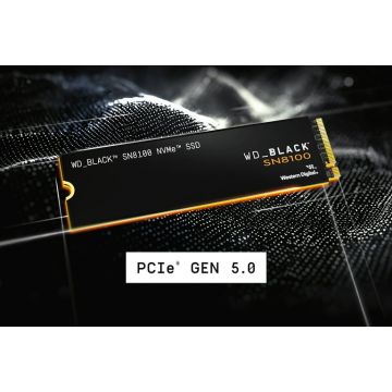 Western Digital HDSSD M.2 1TB WD Black™ SN8100 NVMe PCI5.0 (WDS100T1X0M) thumbnail