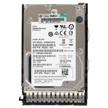 HP 600GB 12G SAS 15K (759212-S21) thumbnail