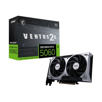 MSI GeForce RTX 5060 8G VENTUS 2X OC NVIDIA 8 GB GDDR7 (V537-002R) thumbnail