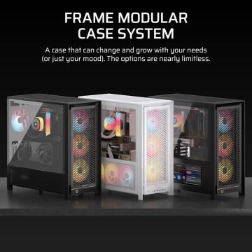 Corsair FRAME 5000D Mid-Tower Airflow Case Black (CC-9011307-WW) thumbnail