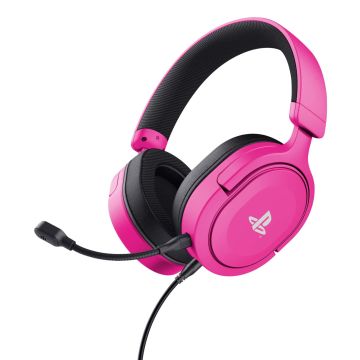 Trust GXT 498P Forta Gaming Headset - Officieel gelicentieerde Playstation 5 gamingheadset – Opklapbare microfoon – Over-ear ontwerp – Roze (25557) thumbnail