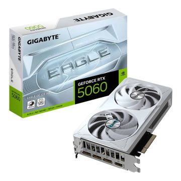 GIGABYTE GeForce RTX 5060 EAGLE OC ICE 8G Grafische Kaart (GV-N5060EAGLEOC ICE-8GD) thumbnail