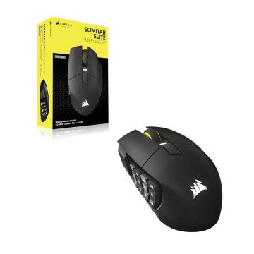 CORSAIR SCIMITAR ELITE WIRELESS SE Gaming Mouse Wireless Gun metal 33000 DPI Optical (CH-9314014-WW) thumbnail