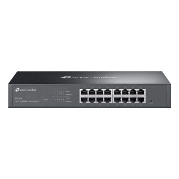 TP-Link Omada ES216G netwerk-switch Managed L2 Gigabit Ethernet (10/100/1000) Zwart (ES216G(UN)) thumbnail