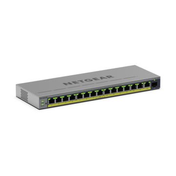 NETGEAR GS116EPP Managed L2/L3 Gigabit Ethernet (10/100/1000) Power over Ethernet (PoE) Grijs (GS116EPP-100EUS) thumbnail