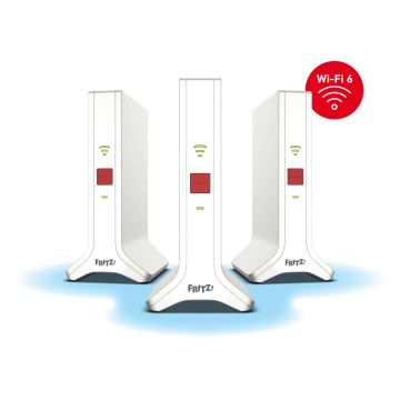 Mesh Set 4200 Dual-band (2.4 GHz / 5 GHz) Wi-Fi 6E (802.11ax) Rood, Wit 2x2/4x4 (20003107) thumbnail