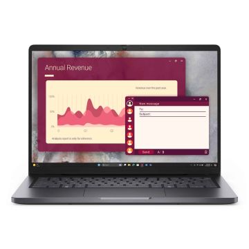 DELL Pro 14 PC14250 Intel Core 5 120U Laptop 35,6 cm (14") Full HD+ 16 GB DDR5-SDRAM 512 GB SSD Wi-Fi 6E (802.11ax) Windows 11 Pro US International Zwart (MC5TN) thumbnail