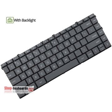 HP SPS-KEYBOARD DAO  BL HUNG (P16070-211) thumbnail