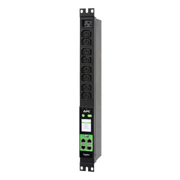APC Easy PDU EPDU2016M - Metered, 1U, 16A, 230V, (8x)C13, C20 stekker (EPDU2016M) thumbnail