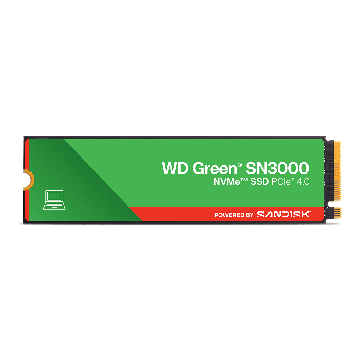 Sandisk SSD Green SN3000 1TB NVMe PCIe G4 216uts (WDS100T4G1E-00CPS0) thumbnail